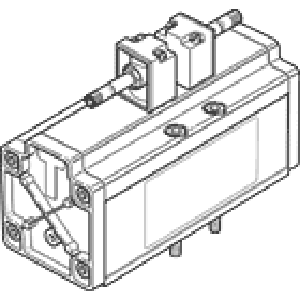 Распределитель с электроуправлением Festo JMDH-5/2-3/4-D-4