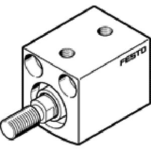 Короткоходовой цилиндр Festo ADVC-4-5-A-P