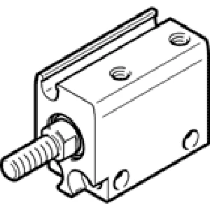 Компактный цилиндр Festo ADN-S-10-10-A