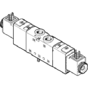 Распределитель с электроуправлением Festo VUVS-L20-P53C-MD-G18-F7-1C1
