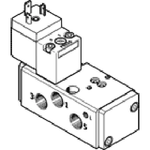 Распределитель с электроуправлением Festo VSNB-FC-M52-MH-G14-1A1