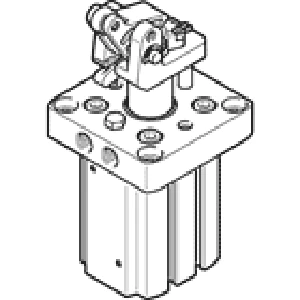 Стопорный цилиндр Festo DFST-32-20-DL-Y4-A-S-G2