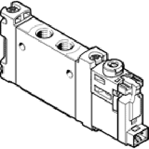 Распределитель с электроуправлением Festo VUVG-LK10-M52-AT-M5-1H2L-S