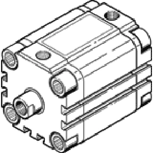 Компактный цилиндр Festo AEVU-50-25-P-A