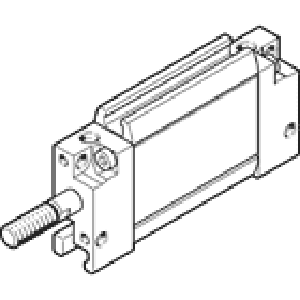 Плоский цилиндр Festo DZF-12-25-A-P-A