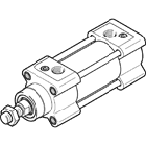 Стандартный цилиндр Festo DSBG-40-25-PPVA-N3