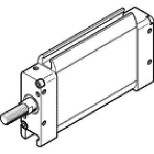 Плоский цилиндр Festo DZF-18-10-A-P-A