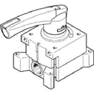 Распределитель с ручным управлением Festo VHER-P-H-B43C-M5