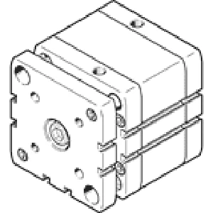 Компактный цилиндр Festo ADNGF-80-40-P-A