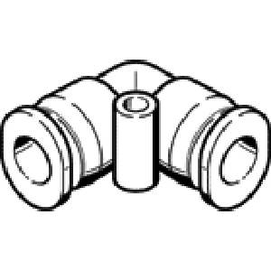 Угловое соединение с цанговым зажимом Festo QSML-3