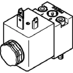 Распределитель с электроуправлением Festo MDH-3/2-230AC-PI