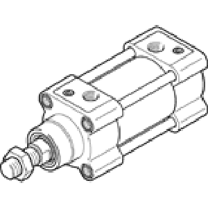 Стандартный цилиндр Festo DSBG-50-25-PPVA-N3