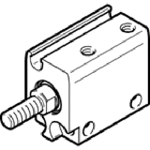 Компактный цилиндр Festo ADN-S-10-5-A-A-F1A
