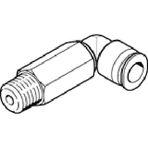 Угловой фитинг с цанговым зажимом, удлиненный Festo QSMLL-1/8-4