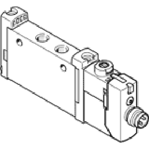 Распределитель с электроуправлением Festo VUVG-L10-M52-RT-M7-1R8L