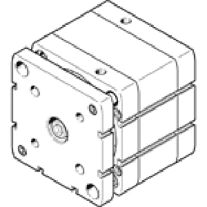 Компактный цилиндр Festo ADNGF-100-60-PPS-A