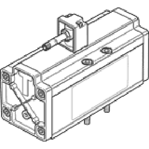 Распределитель с электроуправлением Festo MDH-5/2-3/4-D-4