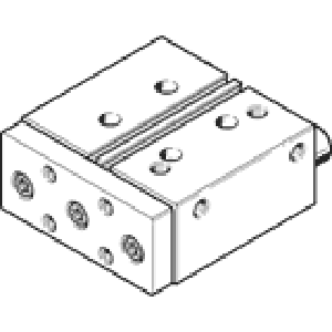 Цилиндр с направляющей Festo DFM-50-25-P-A-KF