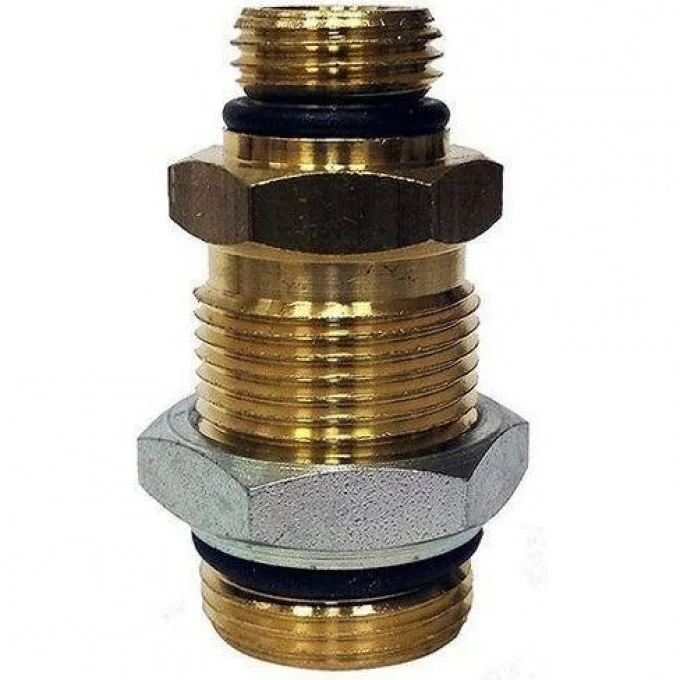 Переходник проходной Camozzi D2512 M16x1,5-M18x1,5