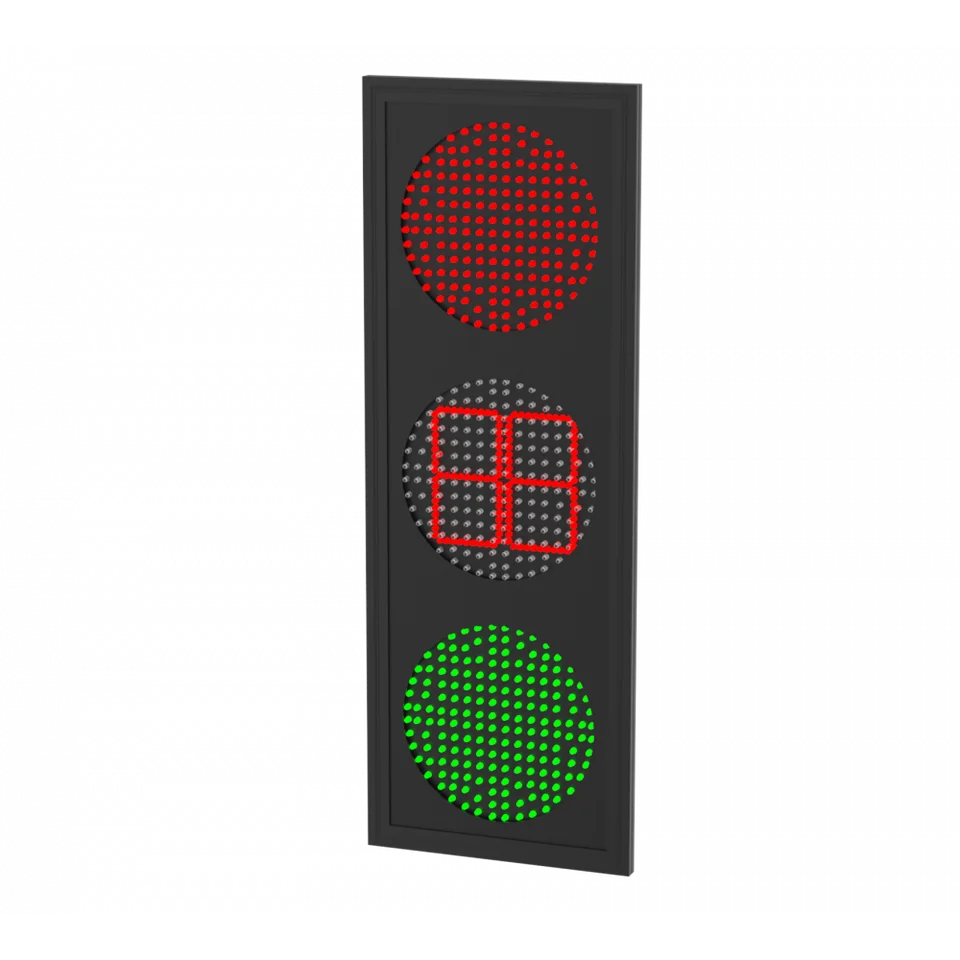 Светофор Т.1.1 с ТООВ (200 мм) 220В