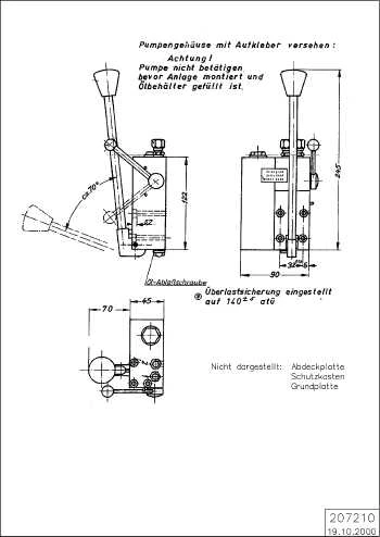 HYDRAULIKPUMPE Schüco 207210
