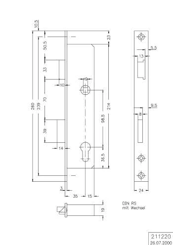 RIEGEL-FALLENSCHL.RS Schüco 211220