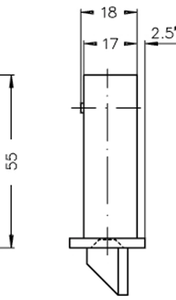 RIEGEL-FALLENSCHL.LS Schüco 211307