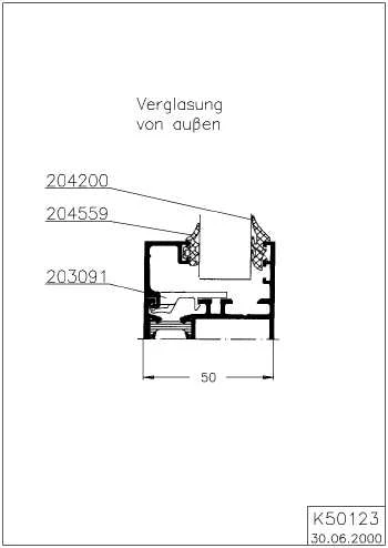 KS-HALTER Schüco 203091