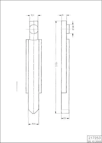 FINGERRIEGEL Schüco 217253