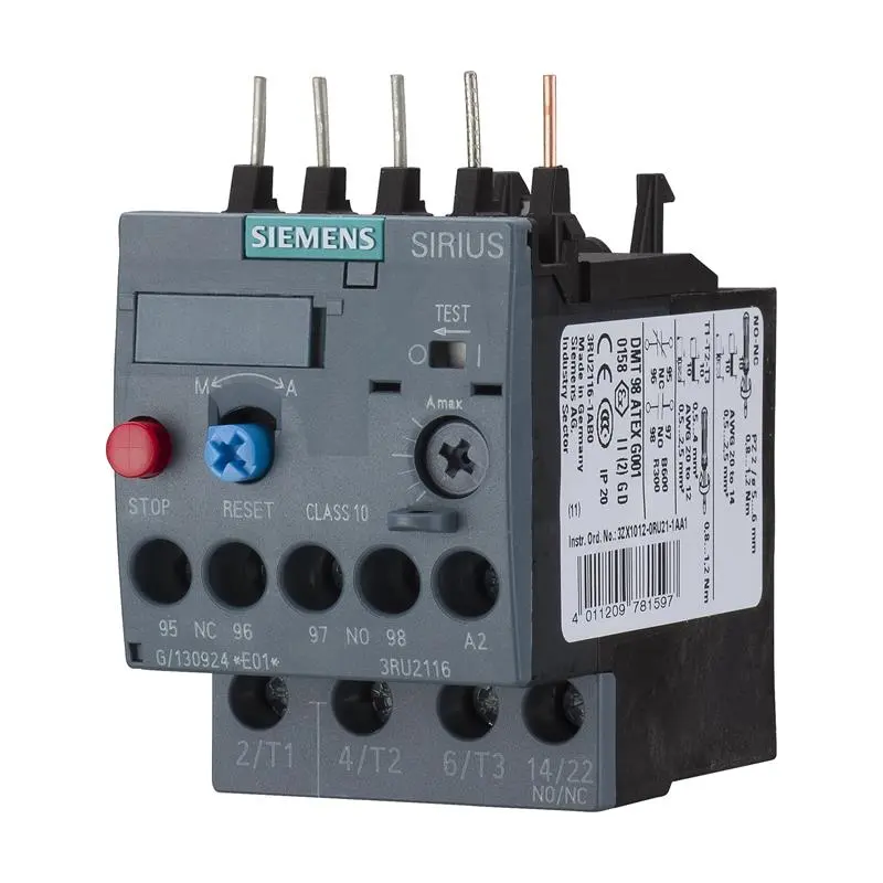 Реле промышленное Siemens 3RU2116-4AB0